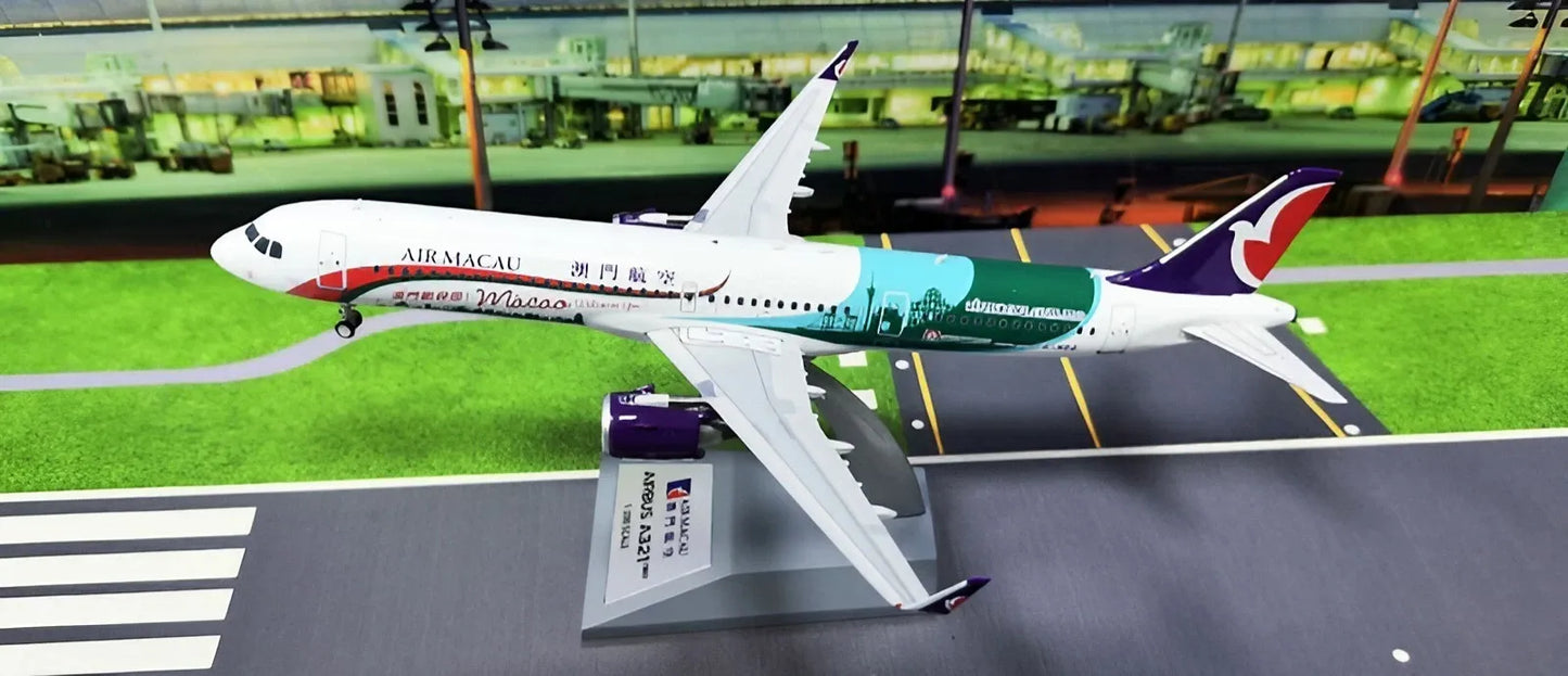 KJ MODELS A321-271NX AIR MACAU "MACAU WELCOMES YOU" REG: B-MBQ