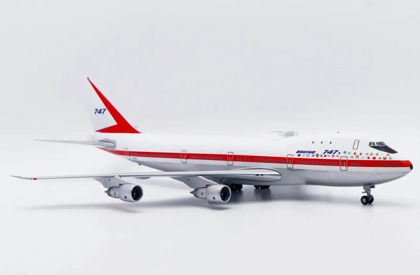 KJ MODELS B747-100 BOEING HOUSE COLOUR "CITY OF EVERETT" (POLISHED) REG: N7470