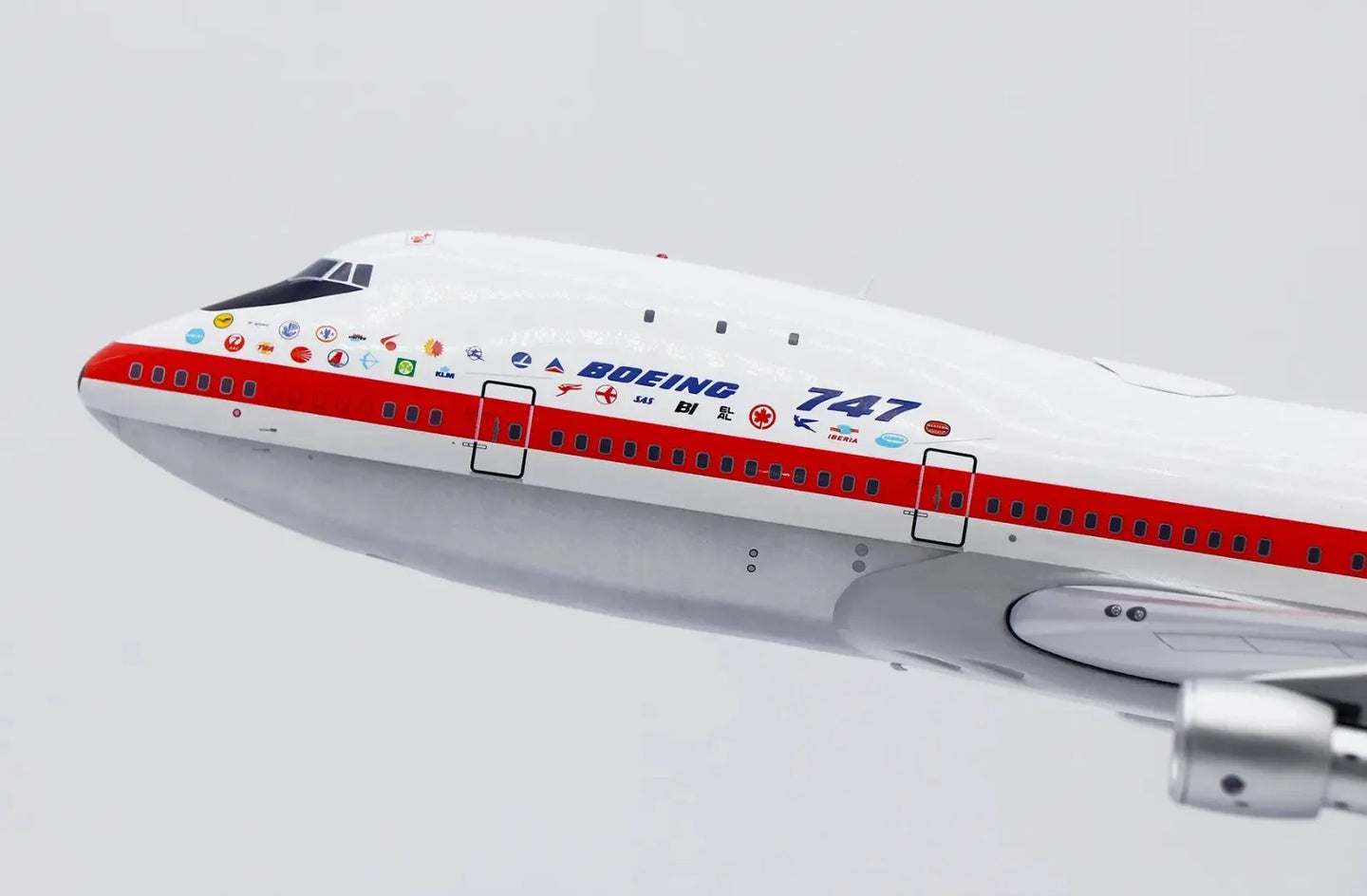 KJ MODELS B747-100 BOEING HOUSE COLOUR "CITY OF EVERETT" (POLISHED) REG: N7470