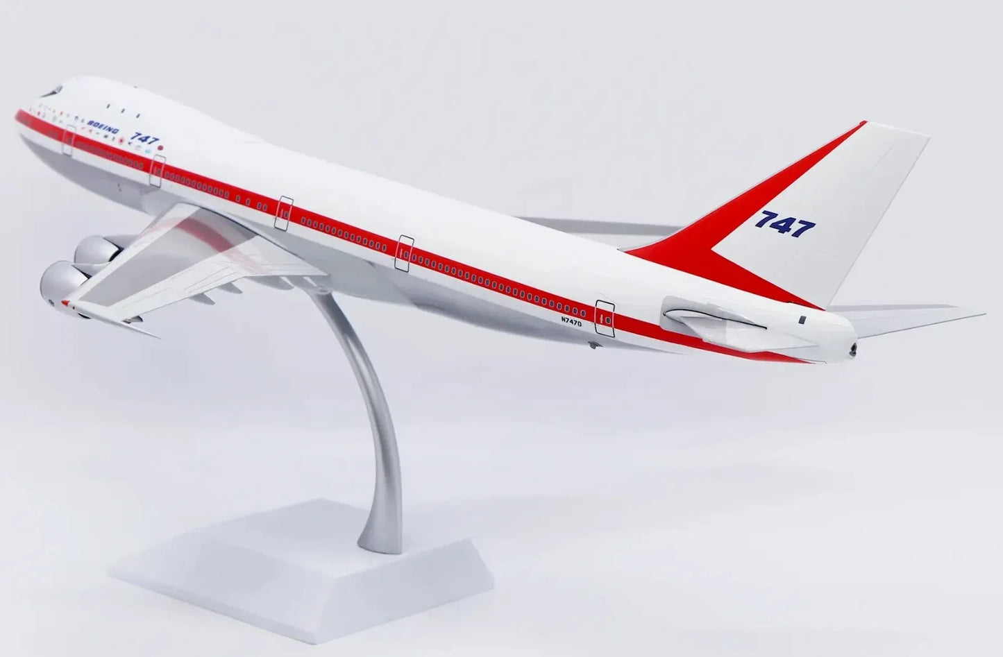 KJ MODELS B747-100 BOEING HOUSE COLOUR "CITY OF EVERETT" (POLISHED) REG: N7470