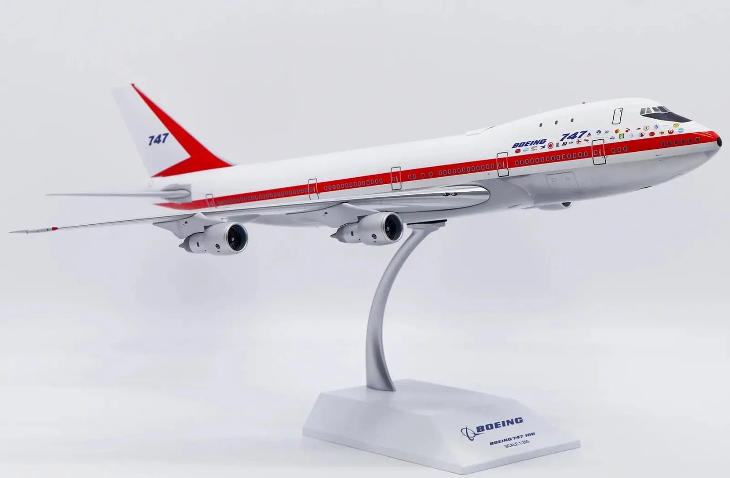 KJ MODELS B747-100 BOEING HOUSE COLOUR "CITY OF EVERETT" (POLISHED) REG: N7470