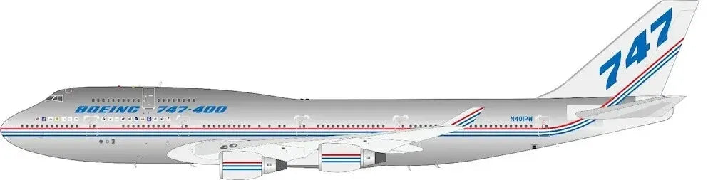 KJ MODELS B747-400 N401PW POLISHED REG:N401PW