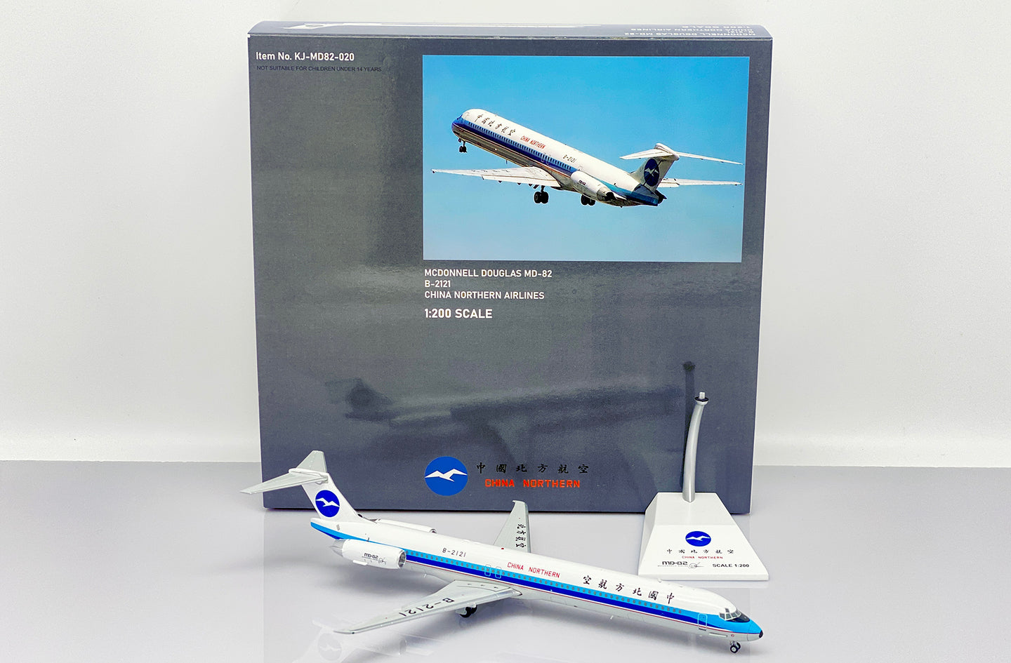 JC WINGS MD-82 CHINA NORTHERN AIRLINES REG: B-2121