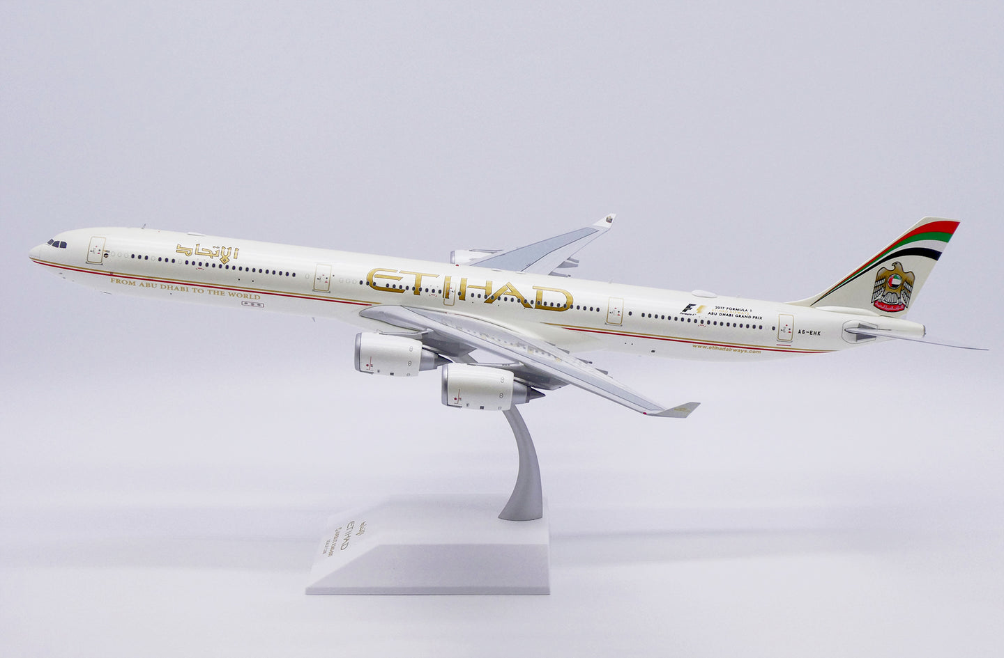 KJ MODELS A340-600 ETIHAD AIRWAYS REG: A6-EHK