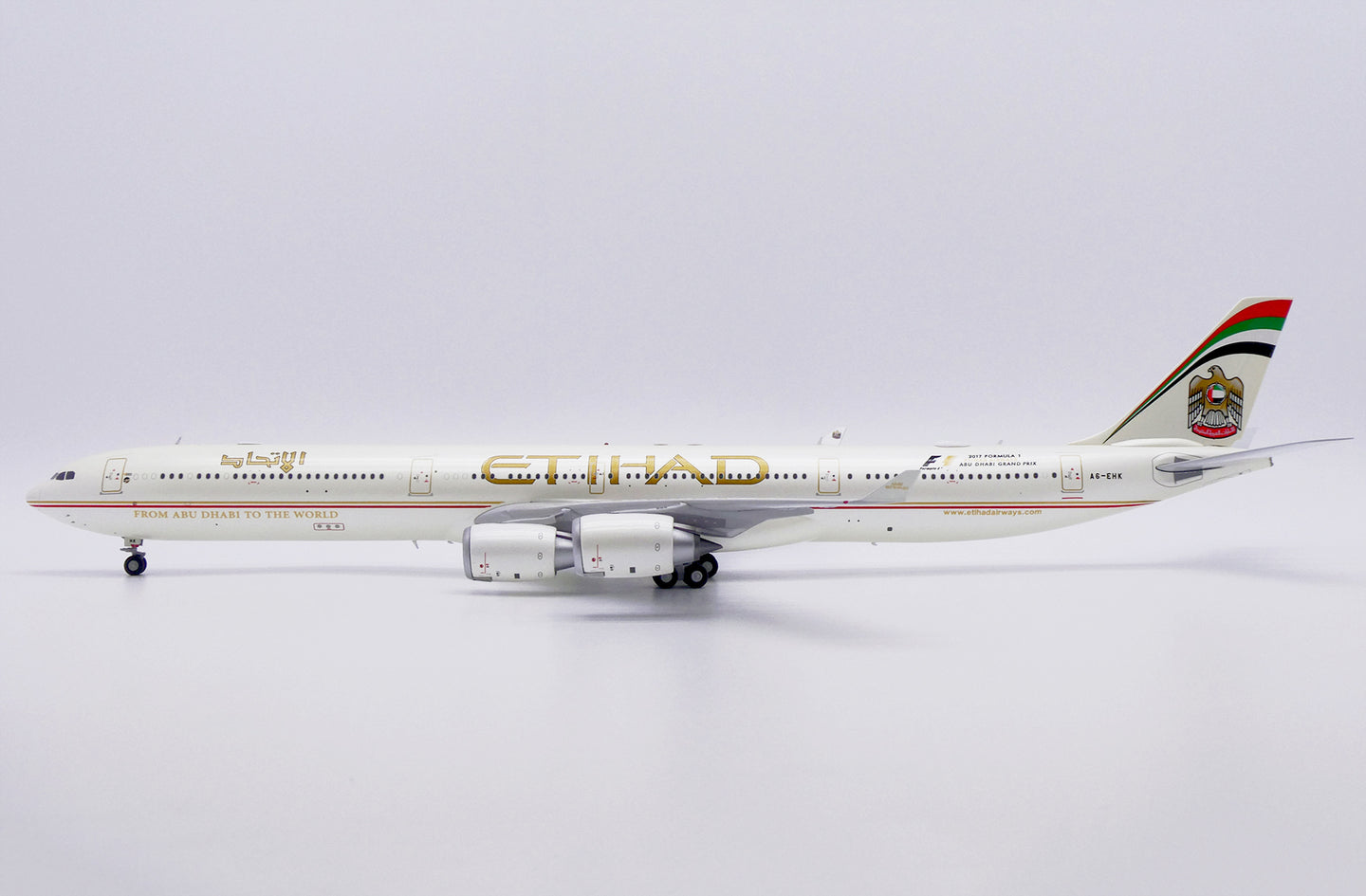 KJ MODELS A340-600 ETIHAD AIRWAYS REG: A6-EHK