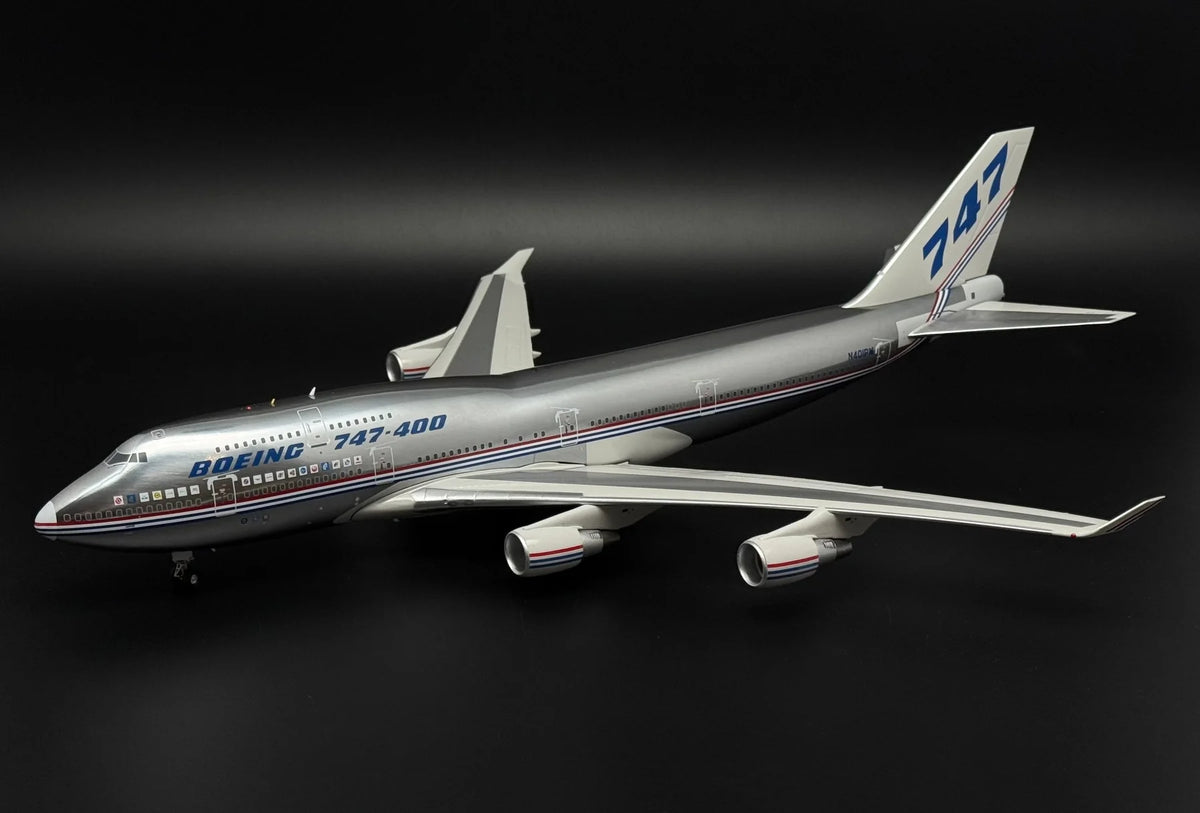 KJ MODELS B747-400 BOEING HOUSE COLOURS (POLISHED) REG: N401PW