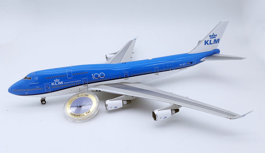 INFLIGHT 200 B747 KLM REG: PH-BFT & COLLECTORS COIN