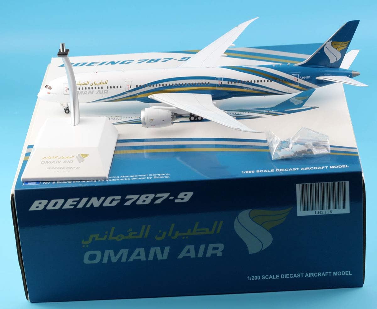 JC WINGS LH2118 B787-9 DREAMLINER OMAN AIR REG: A40-SC