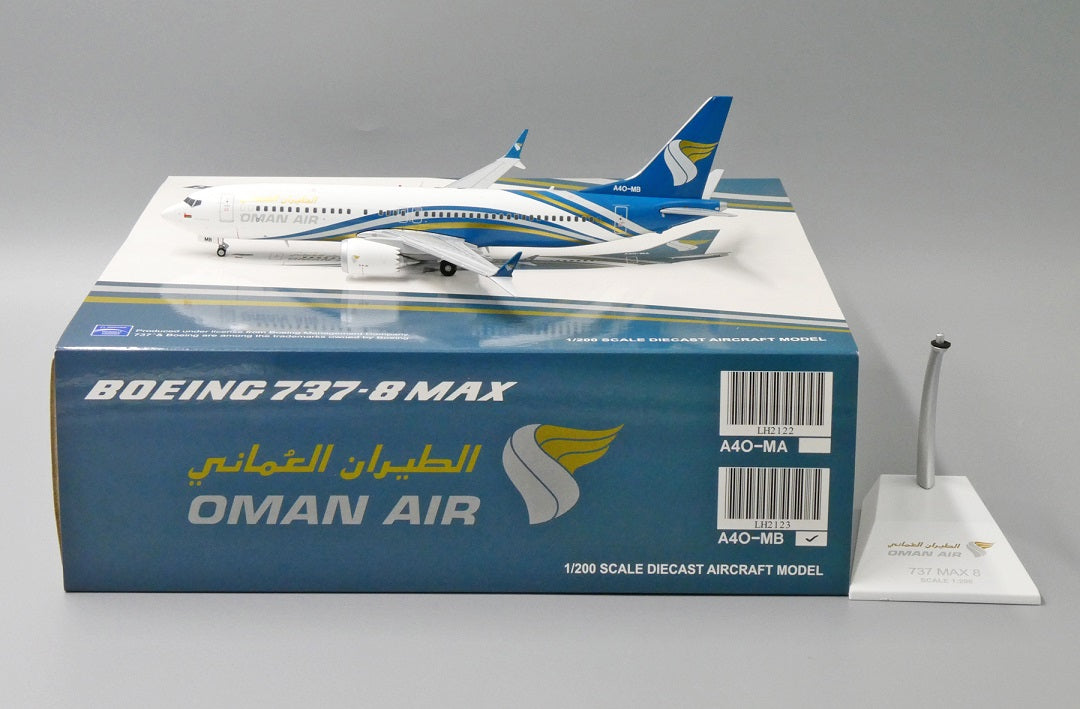 JC WINGS B737-8 MAX OMAN AIR REG: A4O-MB