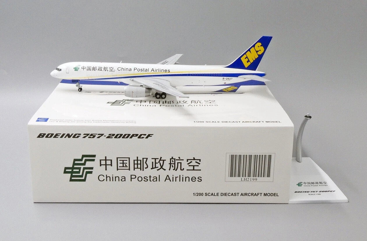 JCWINGS CHINA POSTAL AIRLINES B757-200 REG: B-2827