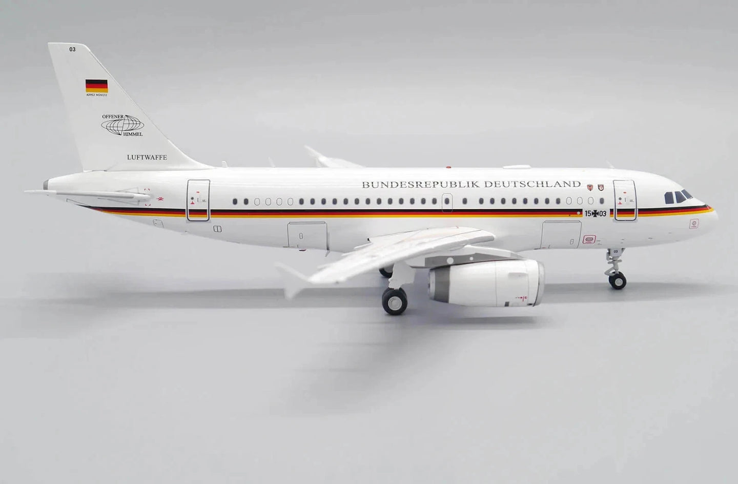 JC WINGS A319(CJ) GERMAN AIR FORCE REG: 15+03