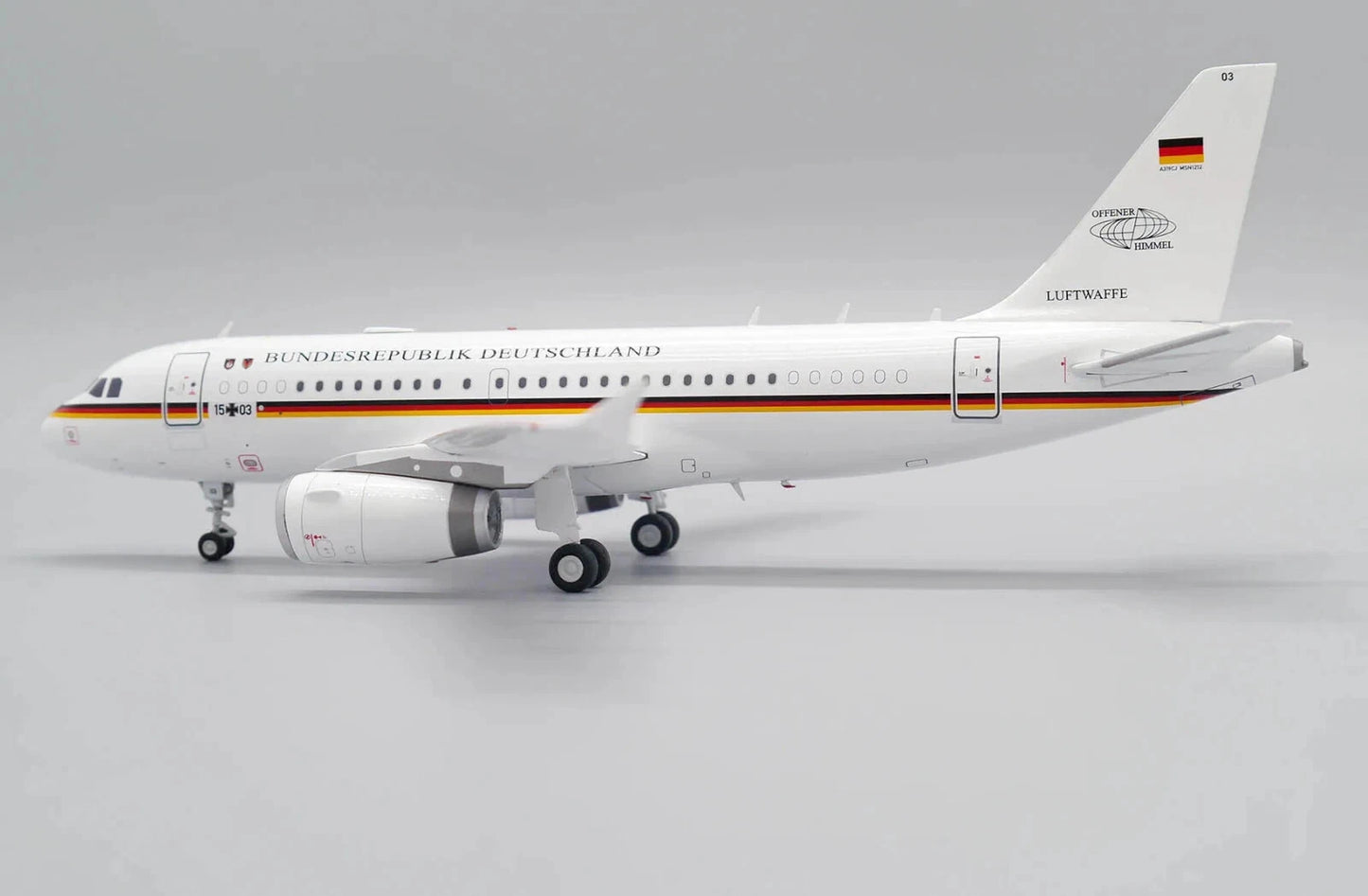 JC WINGS A319(CJ) GERMAN AIR FORCE REG: 15+03