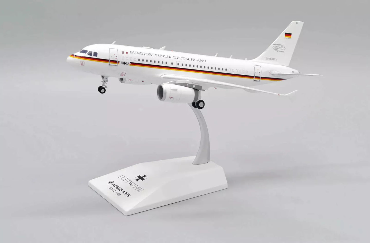 JC WINGS A319(CJ) GERMAN AIR FORCE REG: 15+03