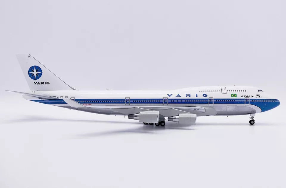 JC WINGS B747-400 VARIG (POLISHED) REG: PP-VPI