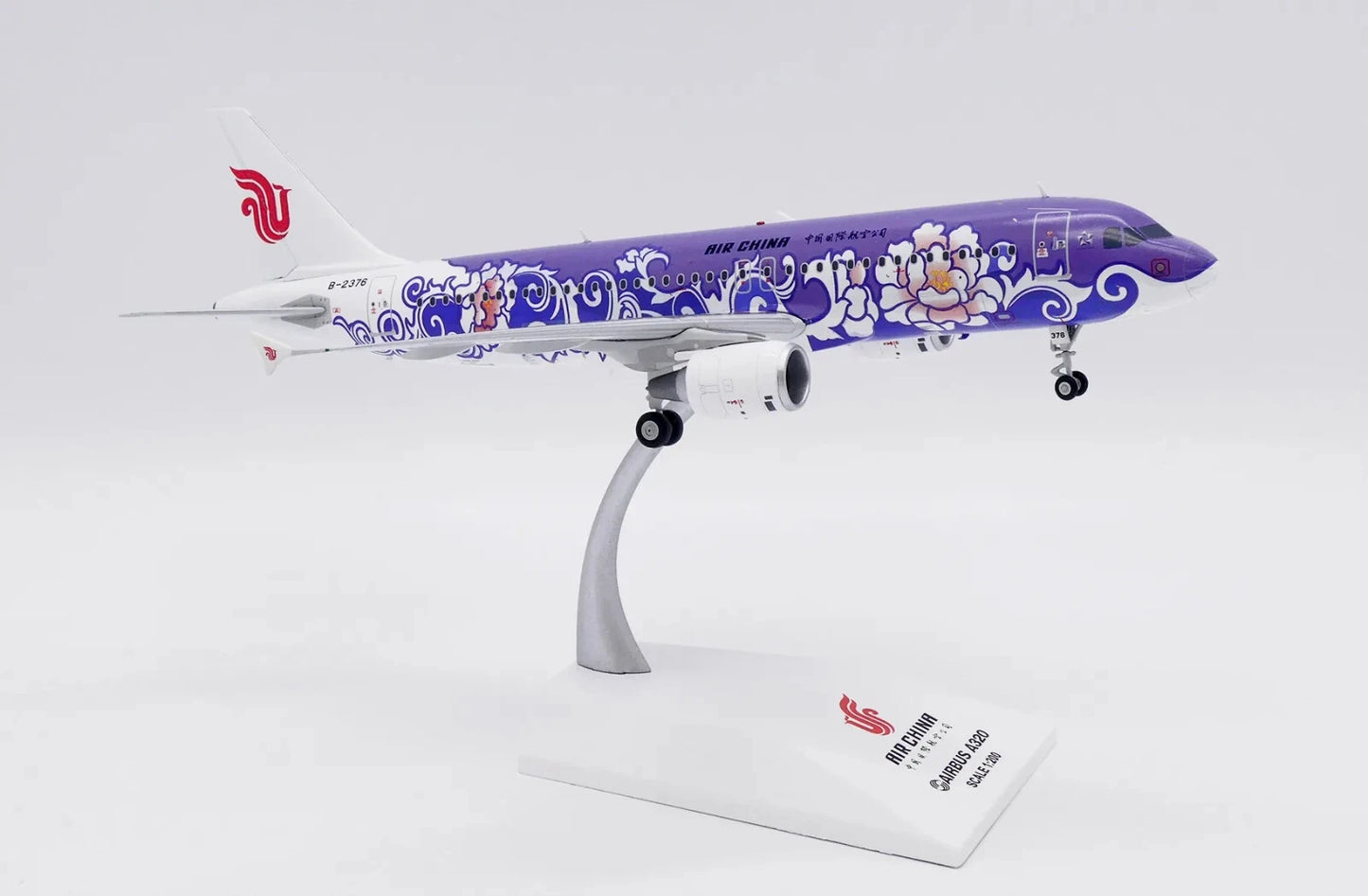 JC WINGS A320 AIR CHINA "PURPLE PEONY" REG: B-2376