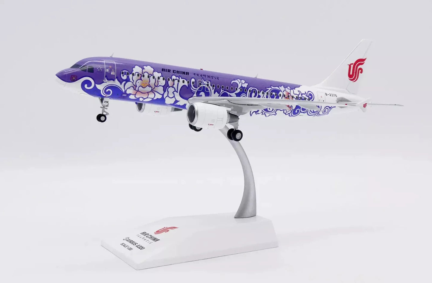 JC WINGS A320 AIR CHINA "PURPLE PEONY" REG: B-2376
