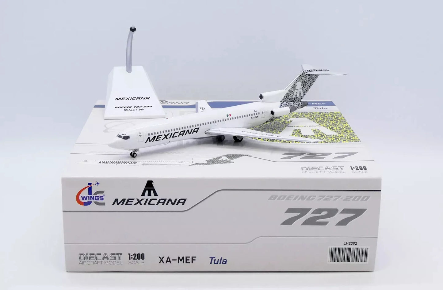 JC WINGS B727-200 MEXICANA TULA REG: XA-MEF