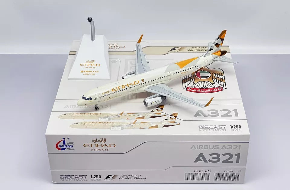 JC WINGS A321 ETIHAD AIRWAYS REG: A6-AEJ