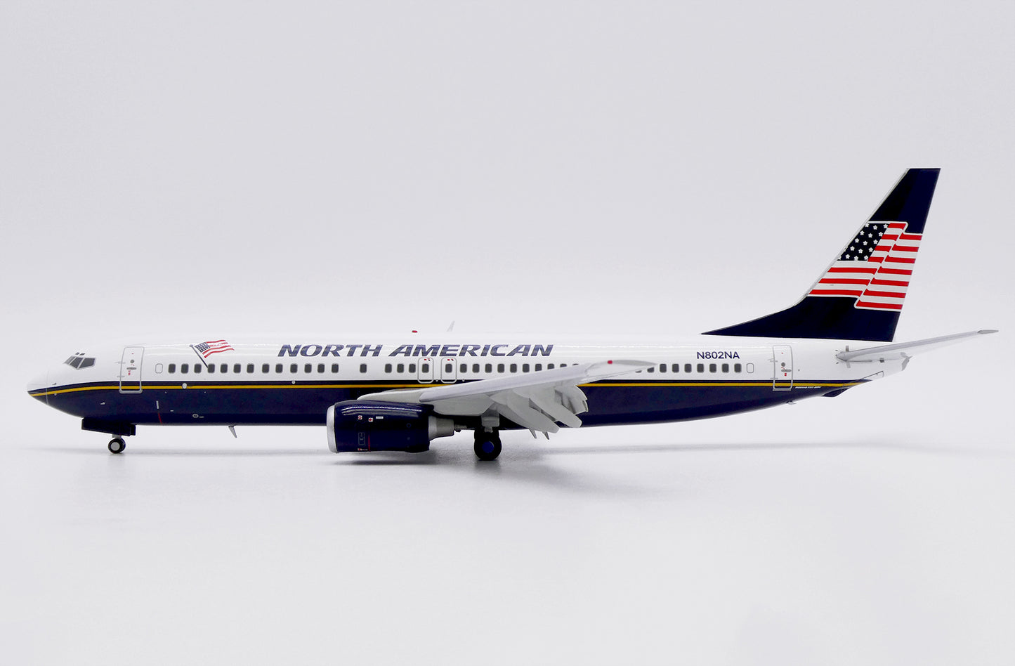 JC WINGS B737-800 NORTH AMERICAN AIRLINES (FLAPS DOWN) REG: N802NA