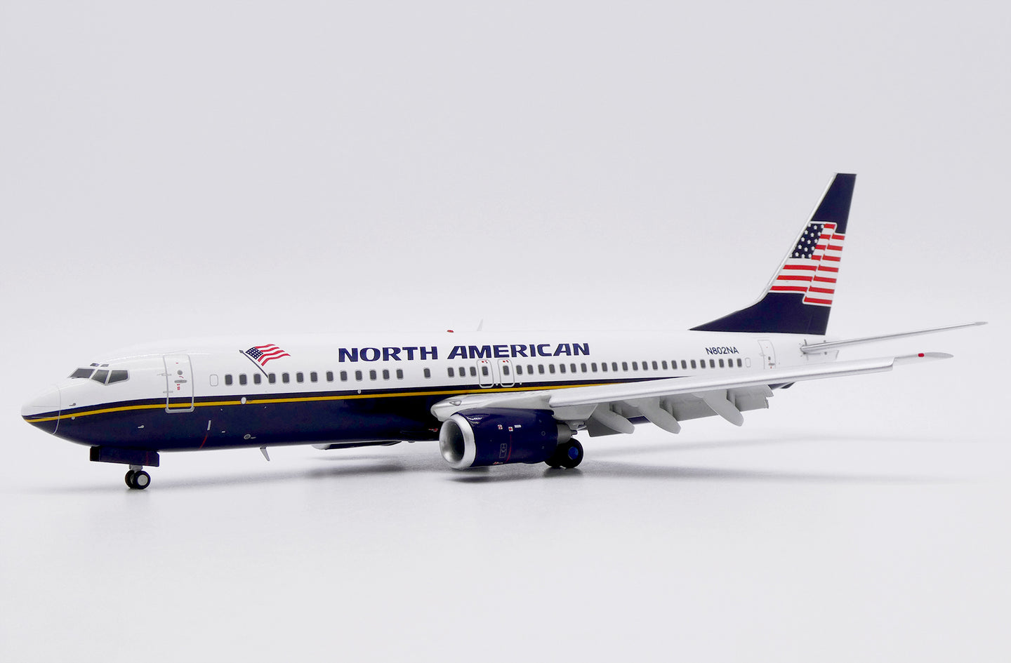 JC WINGS B737-800 NORTH AMERICAN AIRLINES (FLAPS DOWN) REG: N802NA