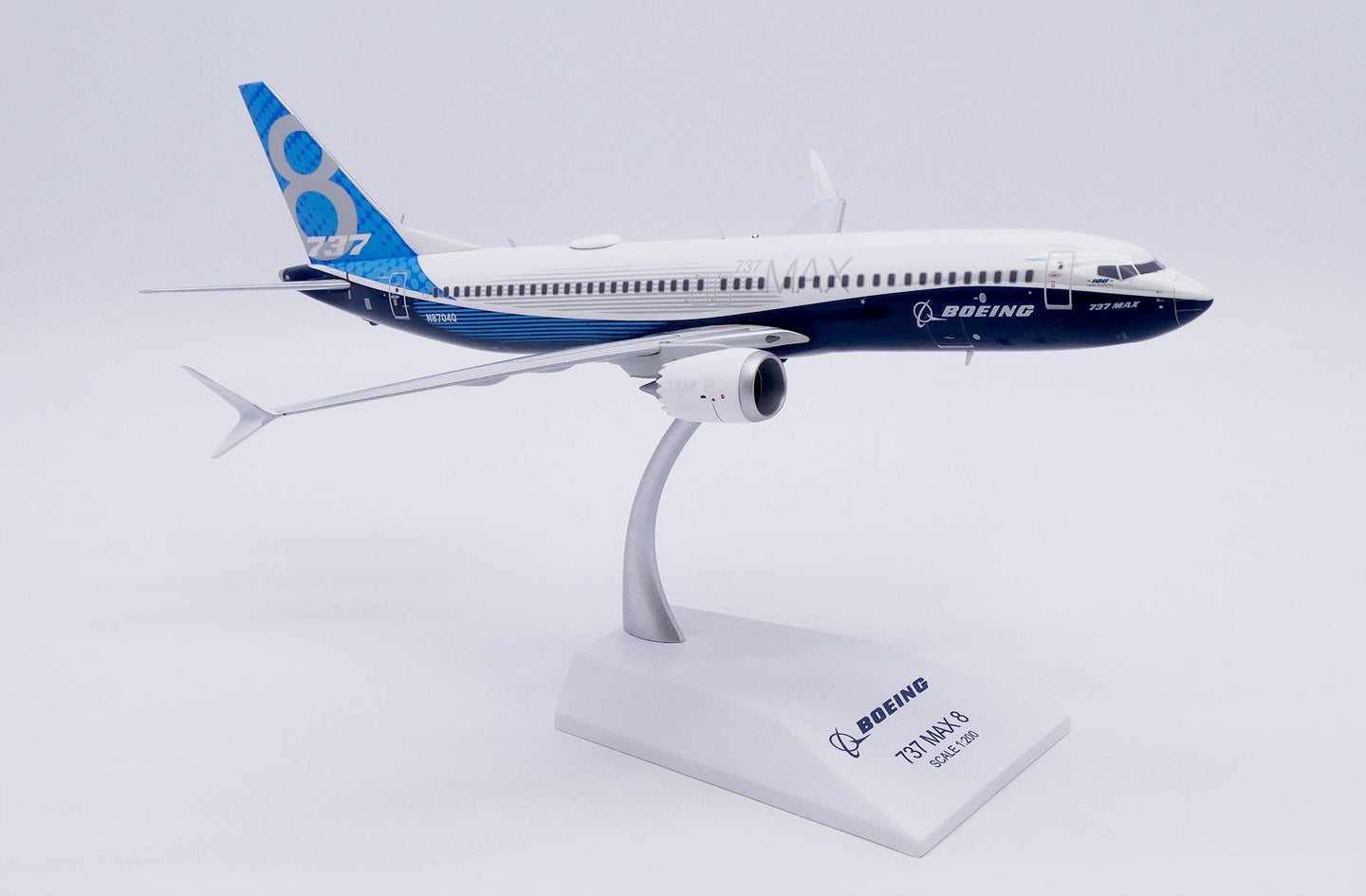 JC WINGS B737 MAX 8 HOUSE COLOURS "BOEING HOUSE COLOUR" REG: N8704Q