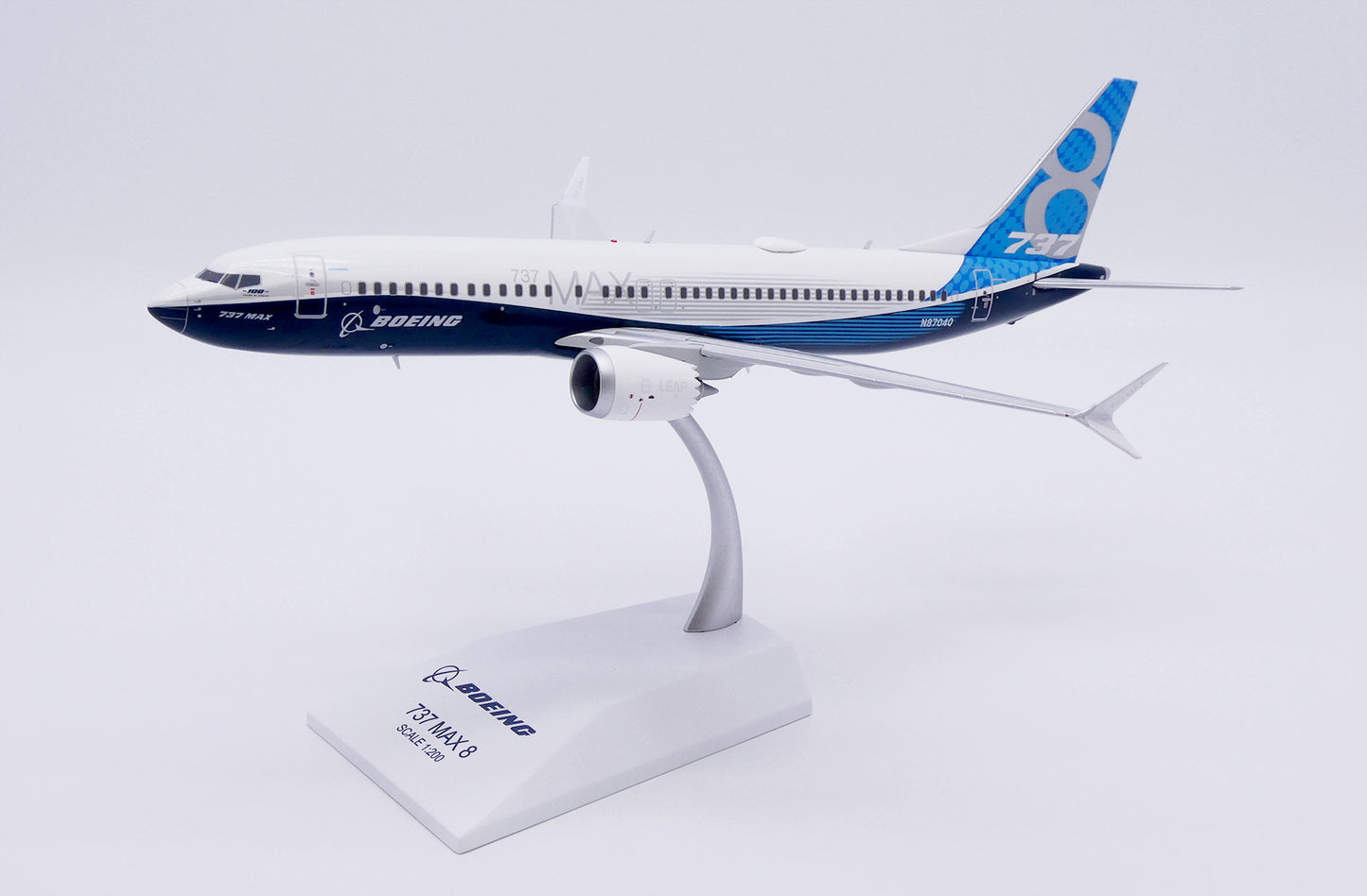 JC WINGS B737 MAX 8 HOUSE COLOURS "BOEING HOUSE COLOUR" REG: N8704Q