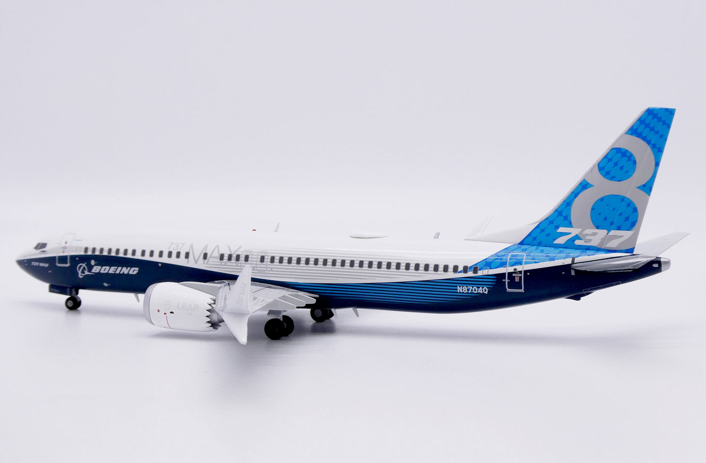 JC WINGS B737 MAX 8 HOUSE COLOURS "BOEING HOUSE COLOUR" REG: N8704Q
