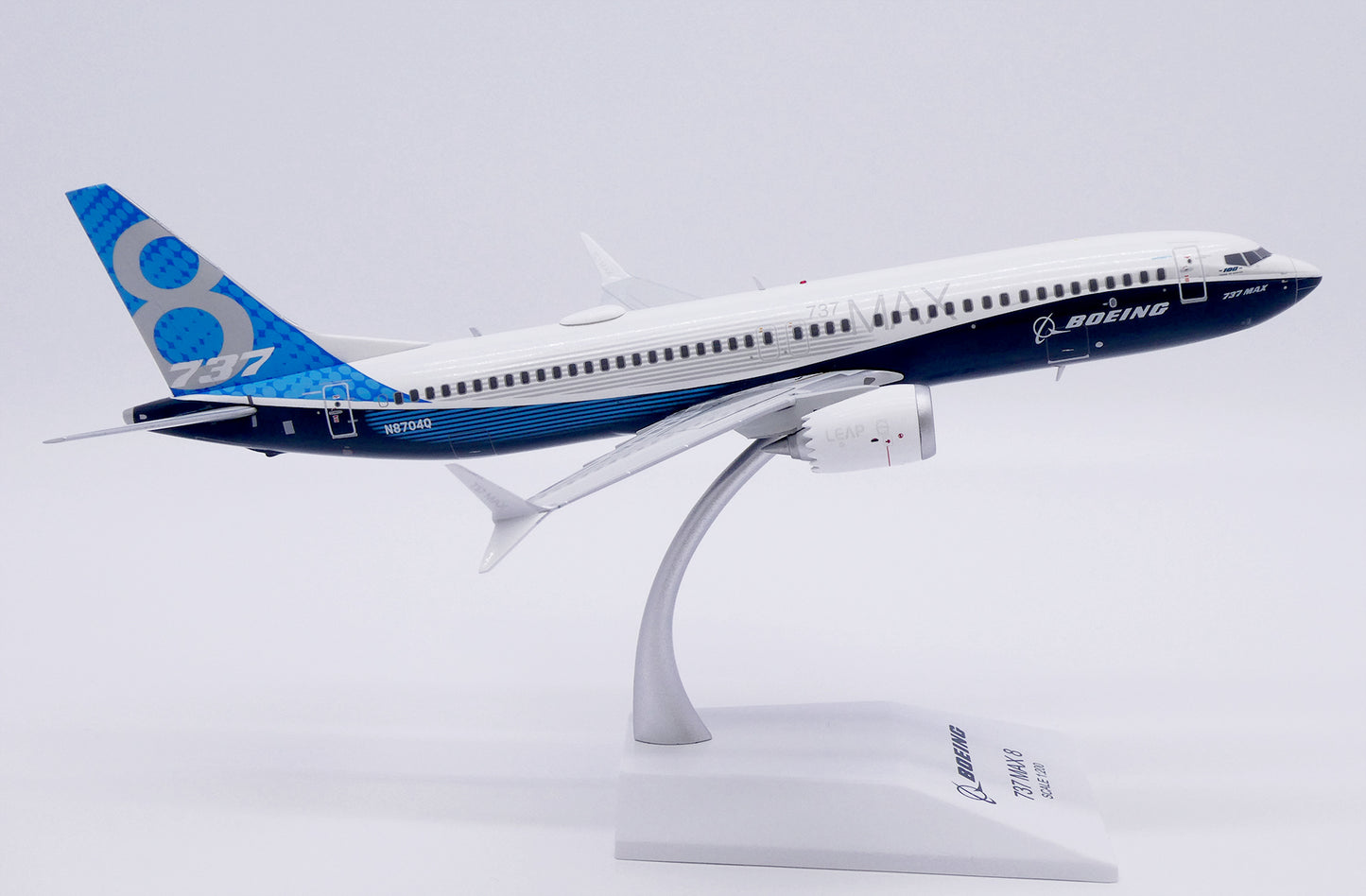 JC WINGS B737 MAX 8 HOUSE COLOURS "BOEING HOUSE COLOUR" REG: N8704Q