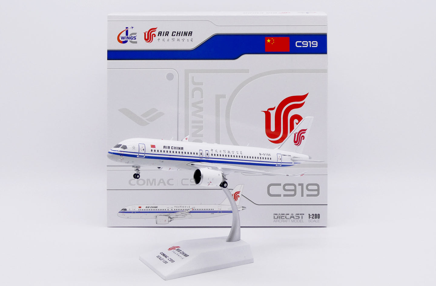 JC WINGS C919 AIR CHINA REG: B-919X WITH STAND