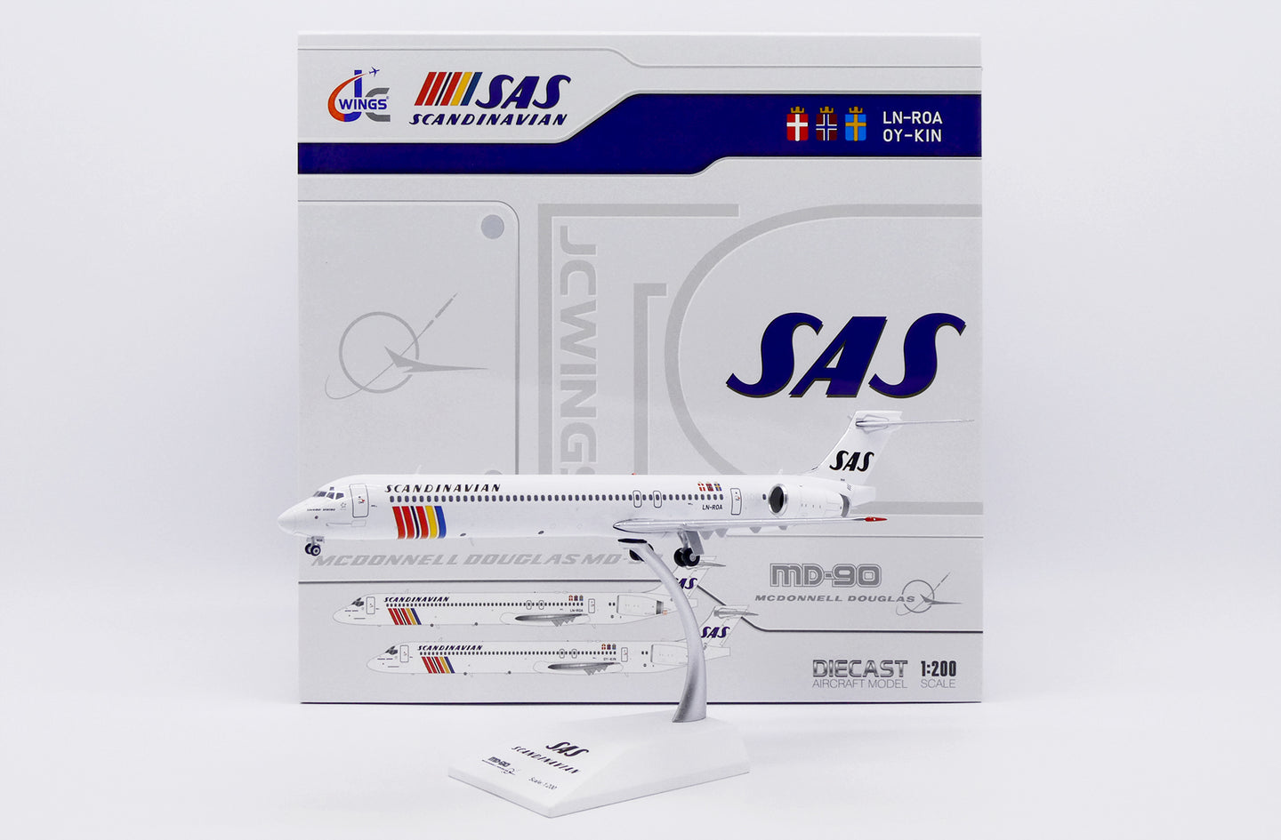 JC WINGS MD-90 OC SCANDINAVIAN AIRLINES (SAS) REG: LN-ROA