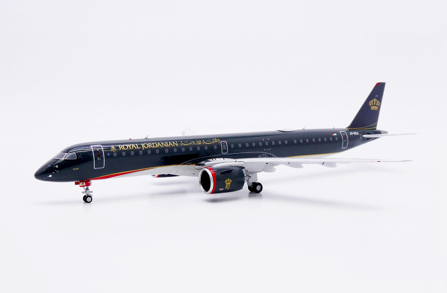 JC WINGS ERJ-190-400STD ROYAL JORDANIAN (FLAPS DOWN) REG: JY-REA