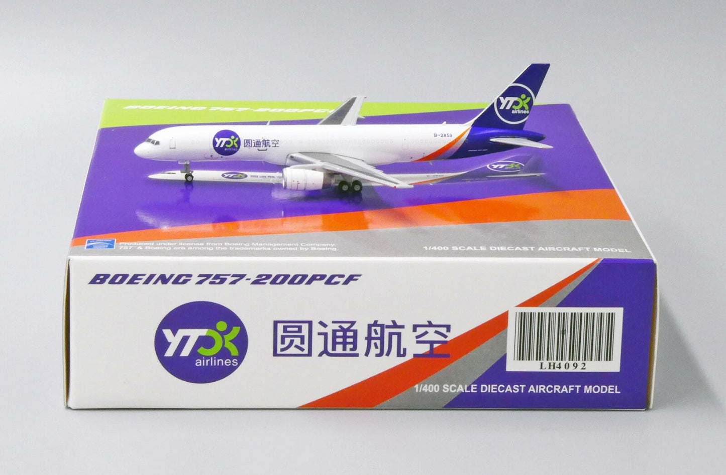 JCWINGS YTO CARGO AIRLINES B757-200(PCF) REG: B-2859