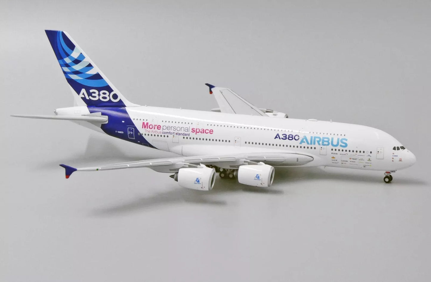 JC WINGS A380 AIRBUS INDUSTRIE "MORE PERSONAL SPACE" REG: F-WWDD