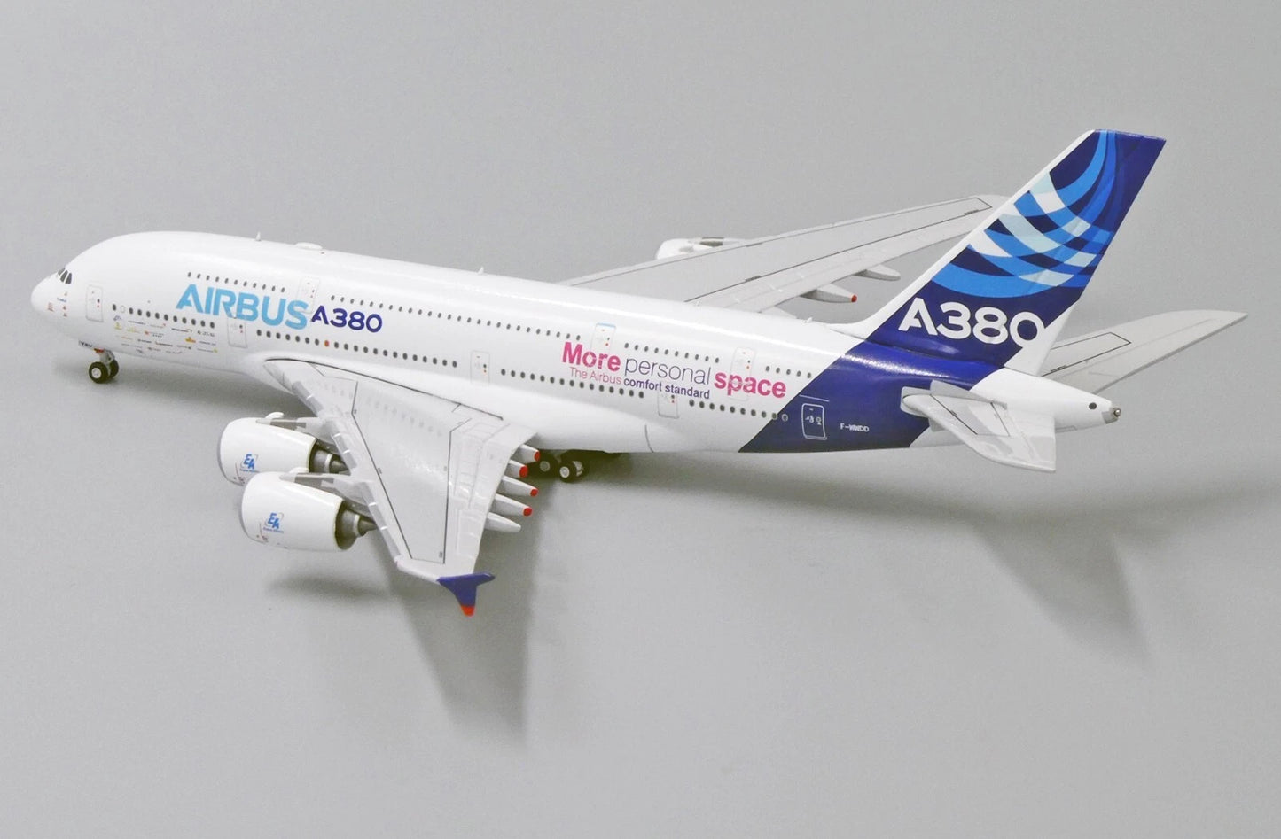 JC WINGS A380 AIRBUS INDUSTRIE "MORE PERSONAL SPACE" REG: F-WWDD