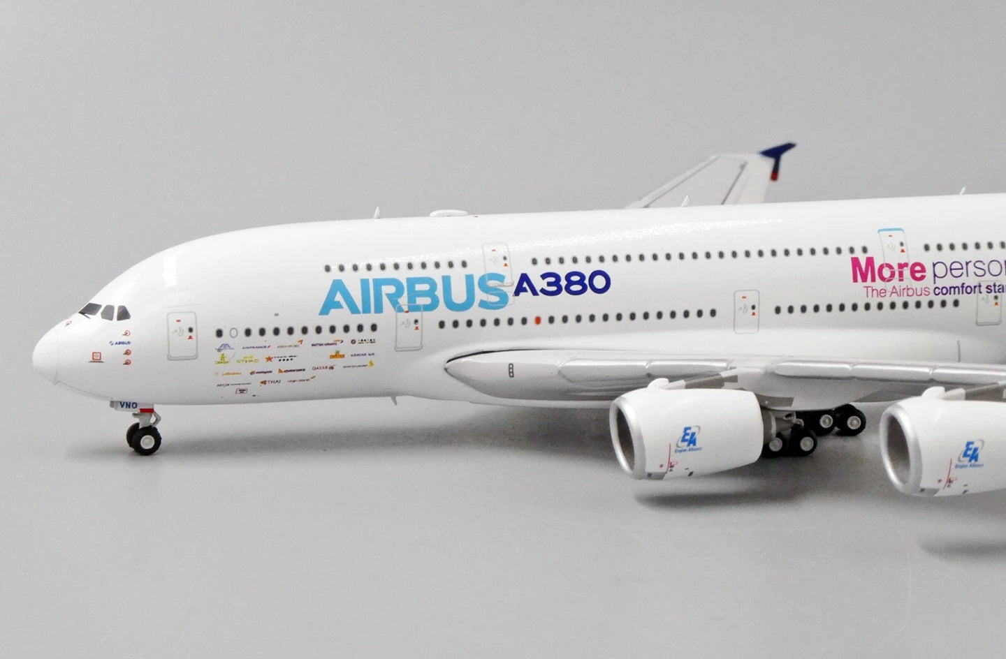 JC WINGS A380 AIRBUS INDUSTRIE "MORE PERSONAL SPACE" REG: F-WWDD