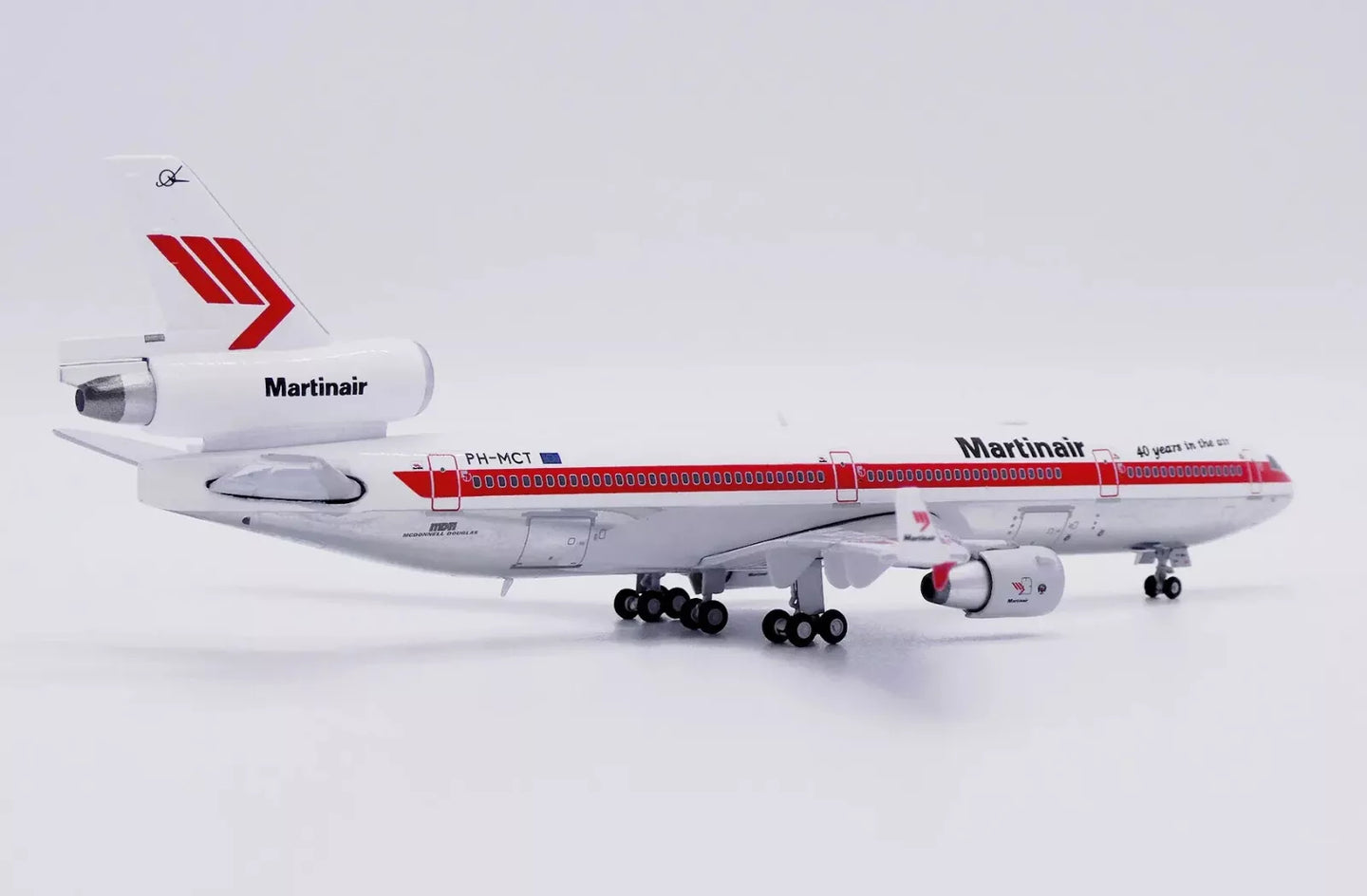 JC WINGS MD-11 MARTINAIR "40 YEARS IN THE AIR" (POLISHED) REG: PH-MCT