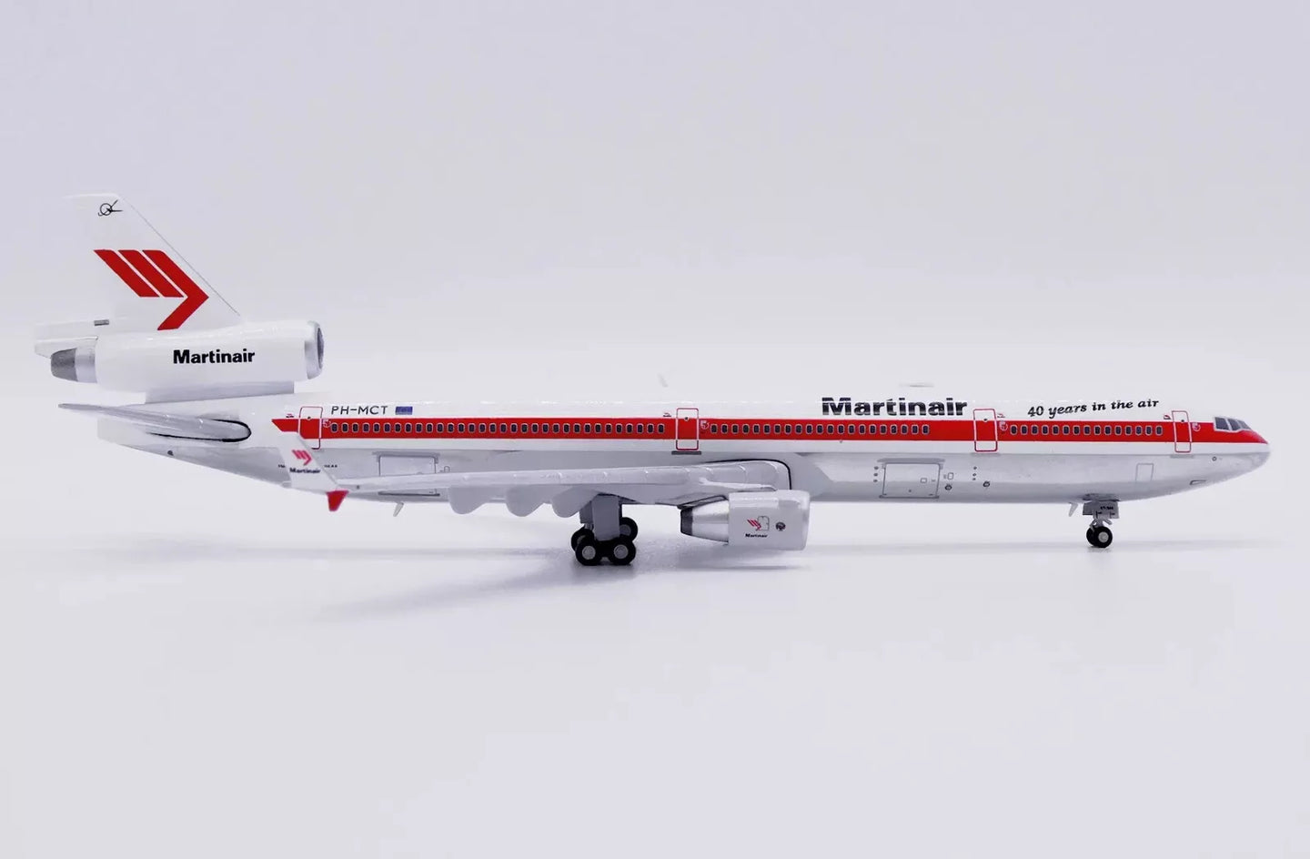 JC WINGS MD-11 MARTINAIR "40 YEARS IN THE AIR" (POLISHED) REG: PH-MCT