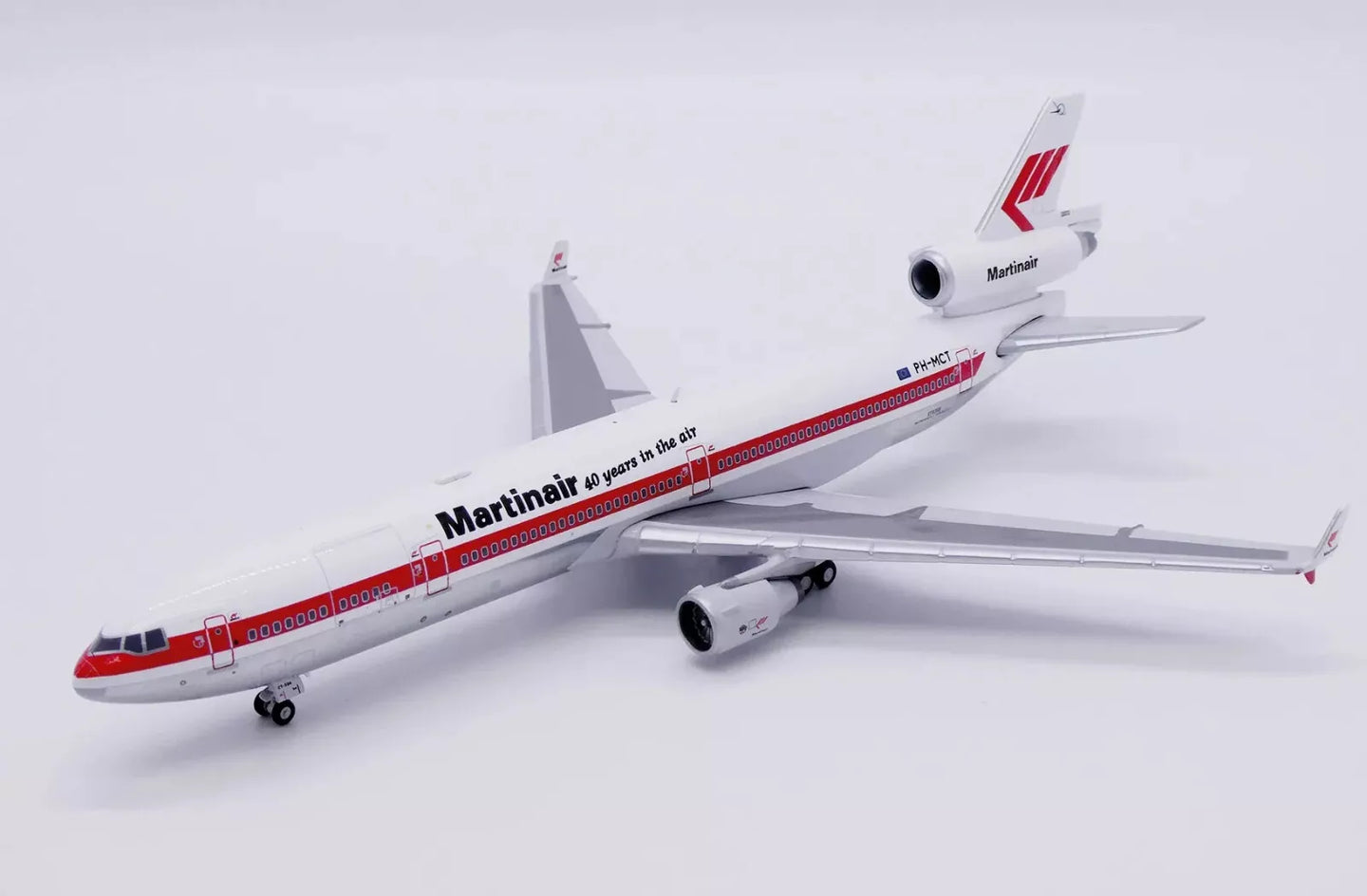JC WINGS MD-11 MARTINAIR "40 YEARS IN THE AIR" (POLISHED) REG: PH-MCT