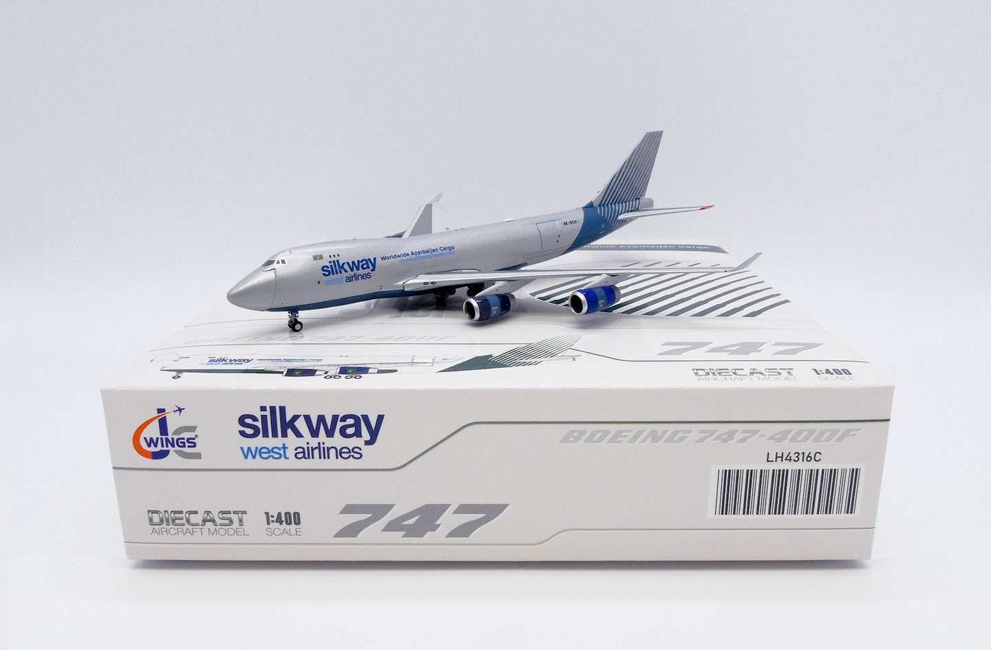 JC WINGS B747-400F SILK WAY WEST AIRLINES (INTERACTIVE SERIES) REG: 4K-BCH