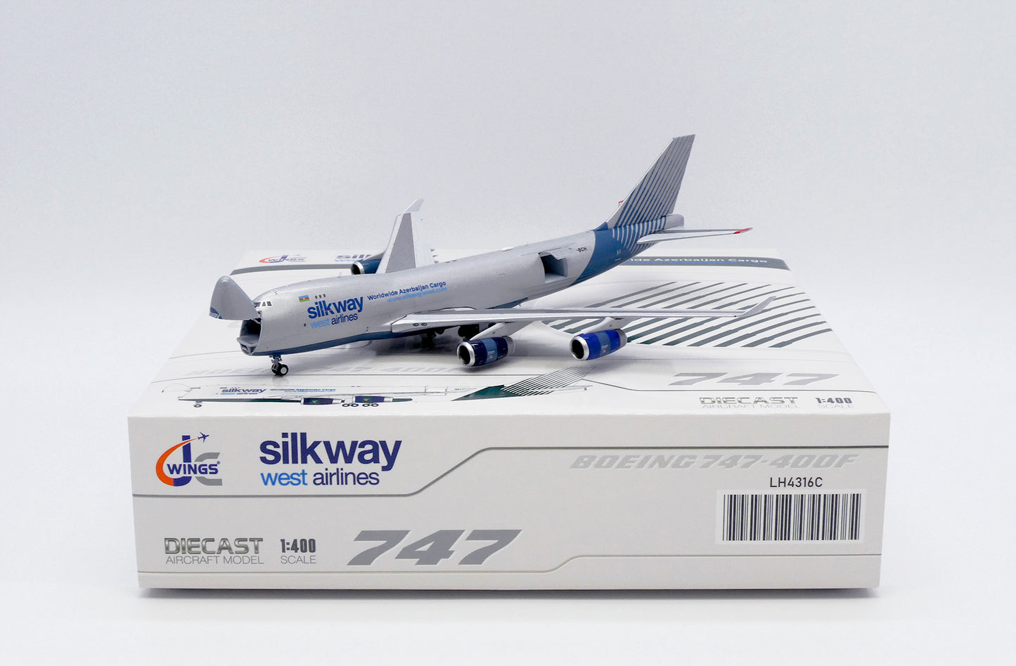 JC WINGS B747-400F SILK WAY WEST AIRLINES (INTERACTIVE SERIES) REG: 4K-BCH