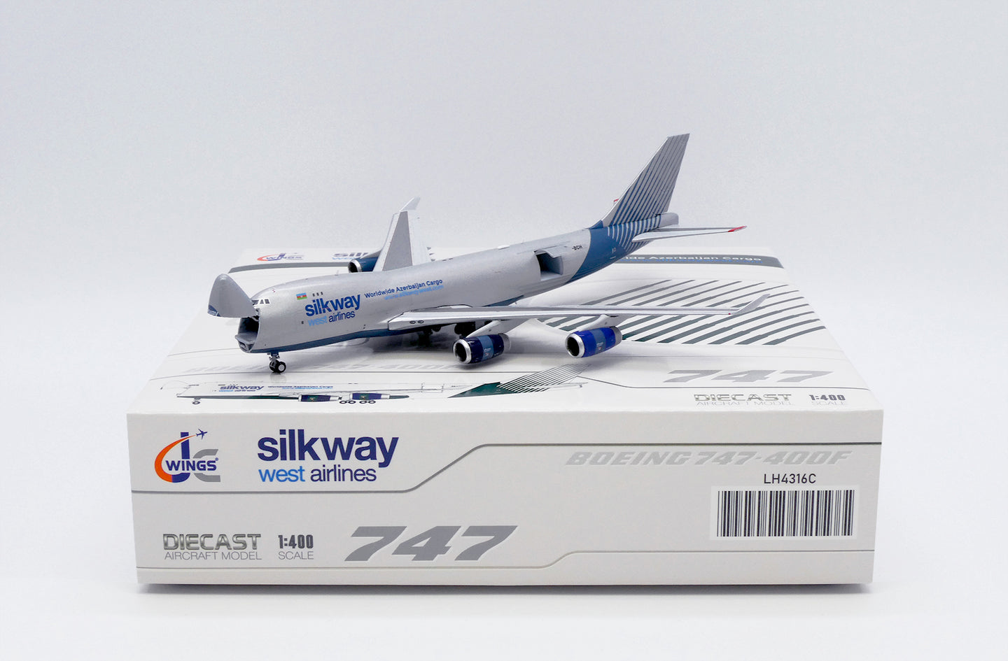 JC WINGS B747-400F SILK WAY WEST AIRLINES (INTERACTIVE SERIES) REG: 4K-BCH