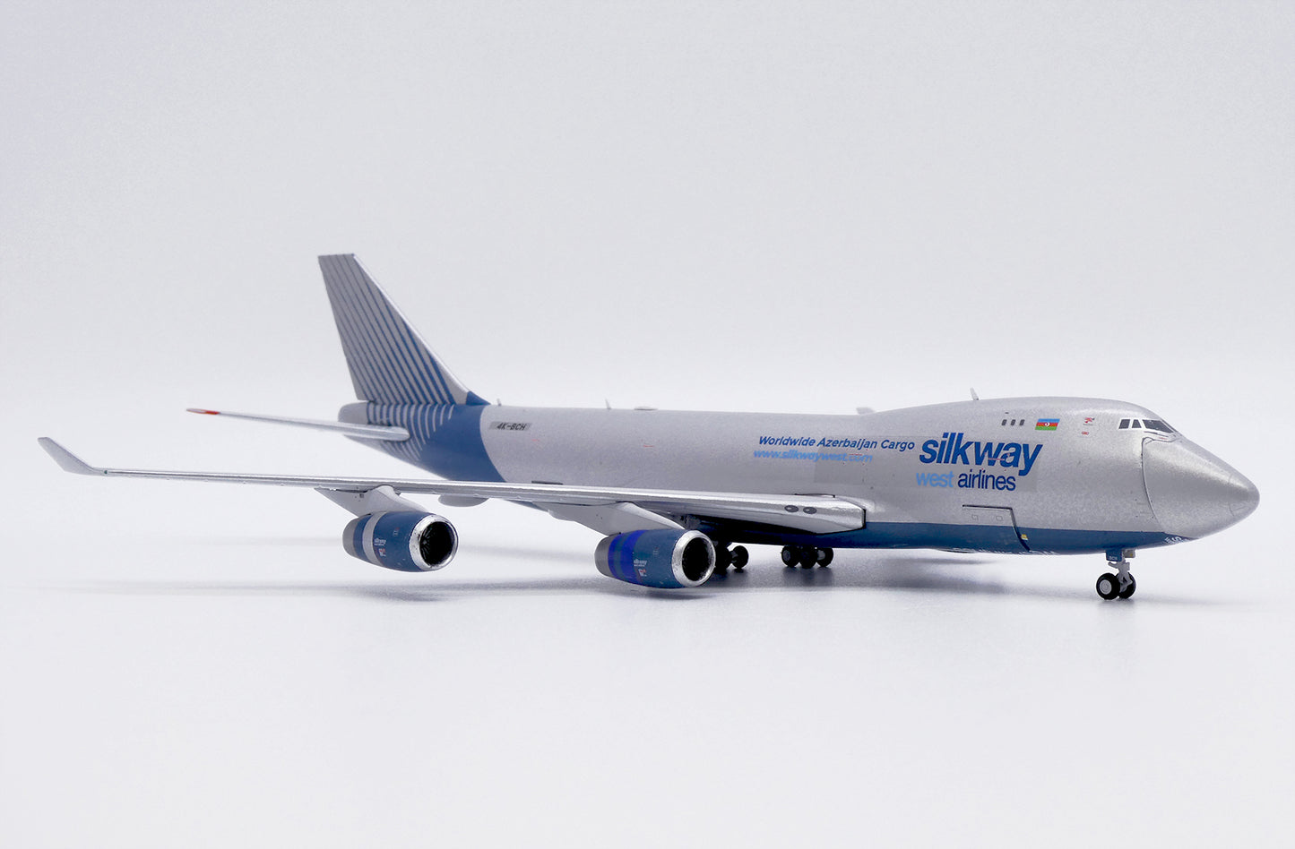 JC WINGS B747-400F SILK WAY WEST AIRLINES (INTERACTIVE SERIES) REG: 4K-BCH