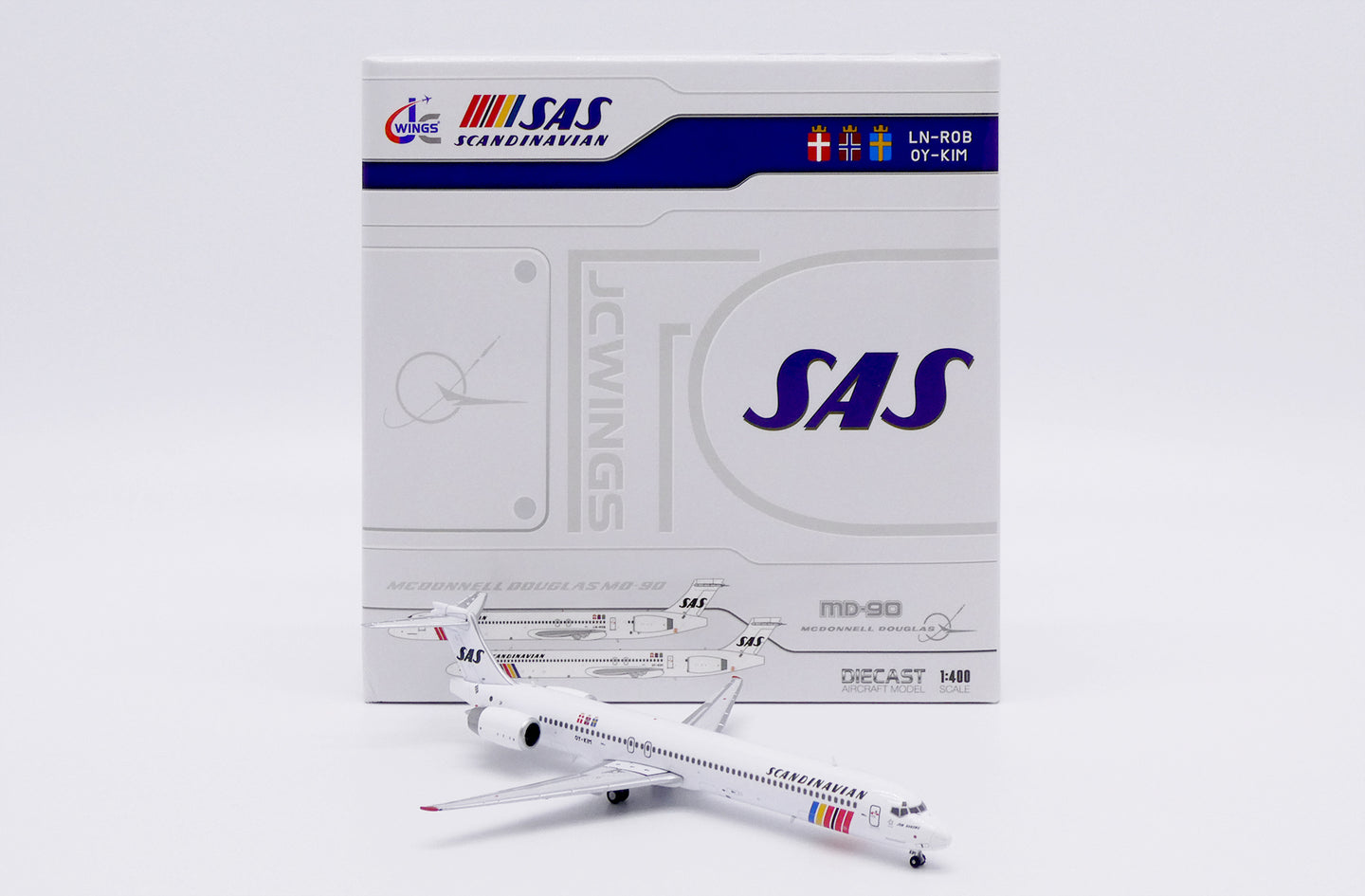 JC WINGS MD-90 SCANDINAVIAN AIRLINES (SAS) REG: OY-KIM