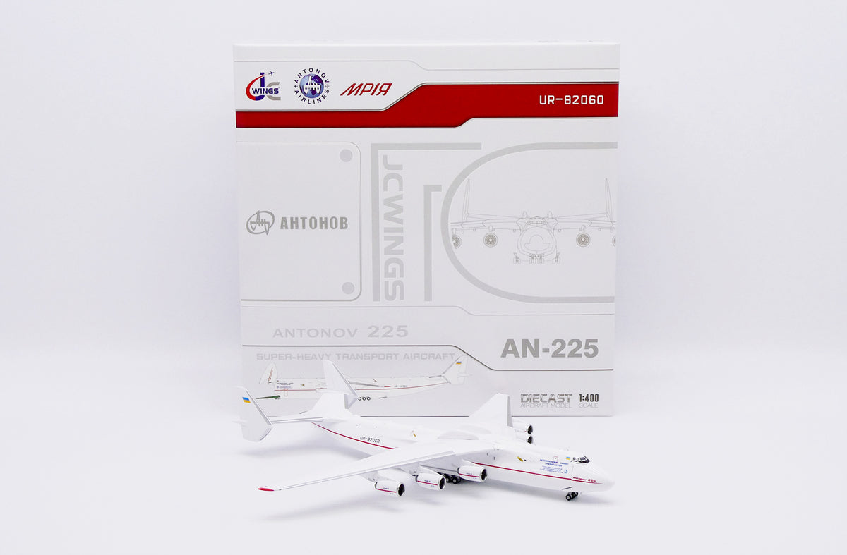 JC WINGS AN-225 ANTONOV DESIGN BUREAU "RED STRIPE" (INTERACTIVE SERIES) REG: UR-82060
