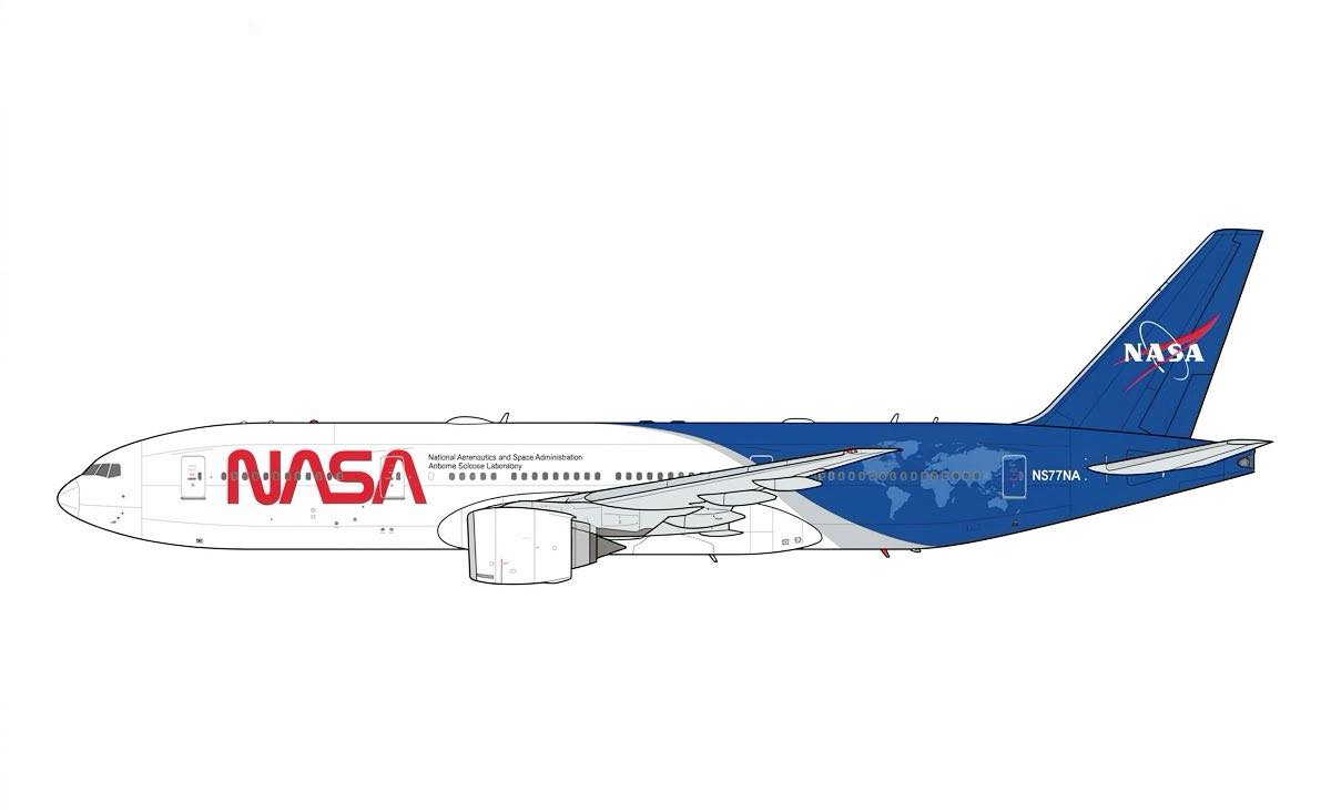 JC WINGS B777-200 HOUSE COLOURS 'AIRBORNE SCIENCE LABORATORY' REG: N577NA