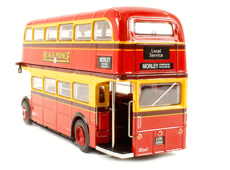 CORGI ROUTEMASTER BLACK PRINCE, X51 MORLEY FOUNTAIN INN VIA ELLAND ROAD