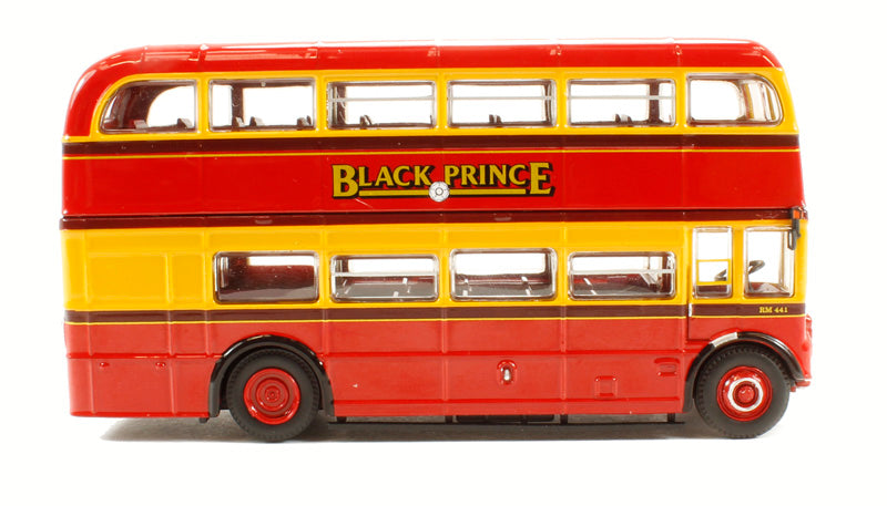 CORGI ROUTEMASTER BLACK PRINCE, X51 MORLEY FOUNTAIN INN VIA ELLAND ROAD