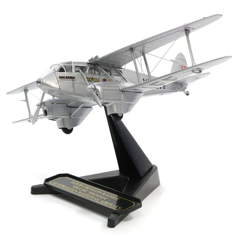 OXFORD DIECAST DRAGON RAPIDE AUSTRALIAN NATIONAL AIRWAYS REG: VH-UFF