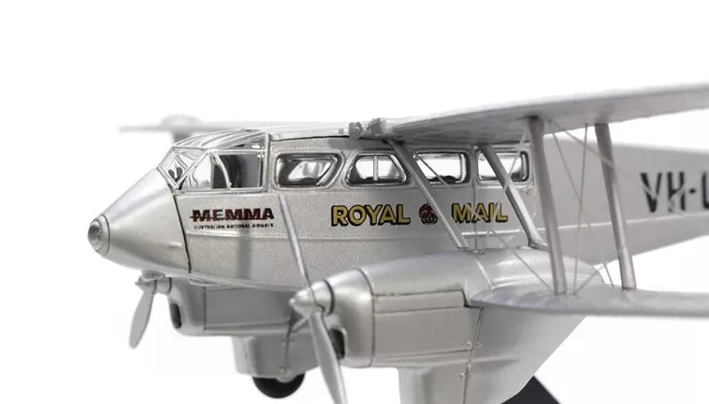 OXFORD DIECAST DRAGON RAPIDE AUSTRALIAN NATIONAL AIRWAYS REG: VH-UFF