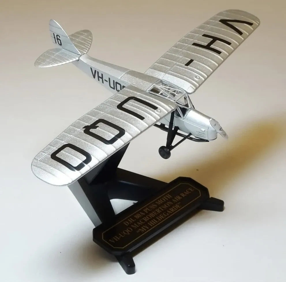 OXFORD DIECAST DH80A PUSS MOTH VH-UQO